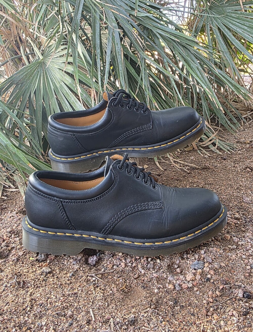 Men's Dr Martens Shoes 8053 Slip Resistant Soles Black Size 11 - Picture 5 of 10